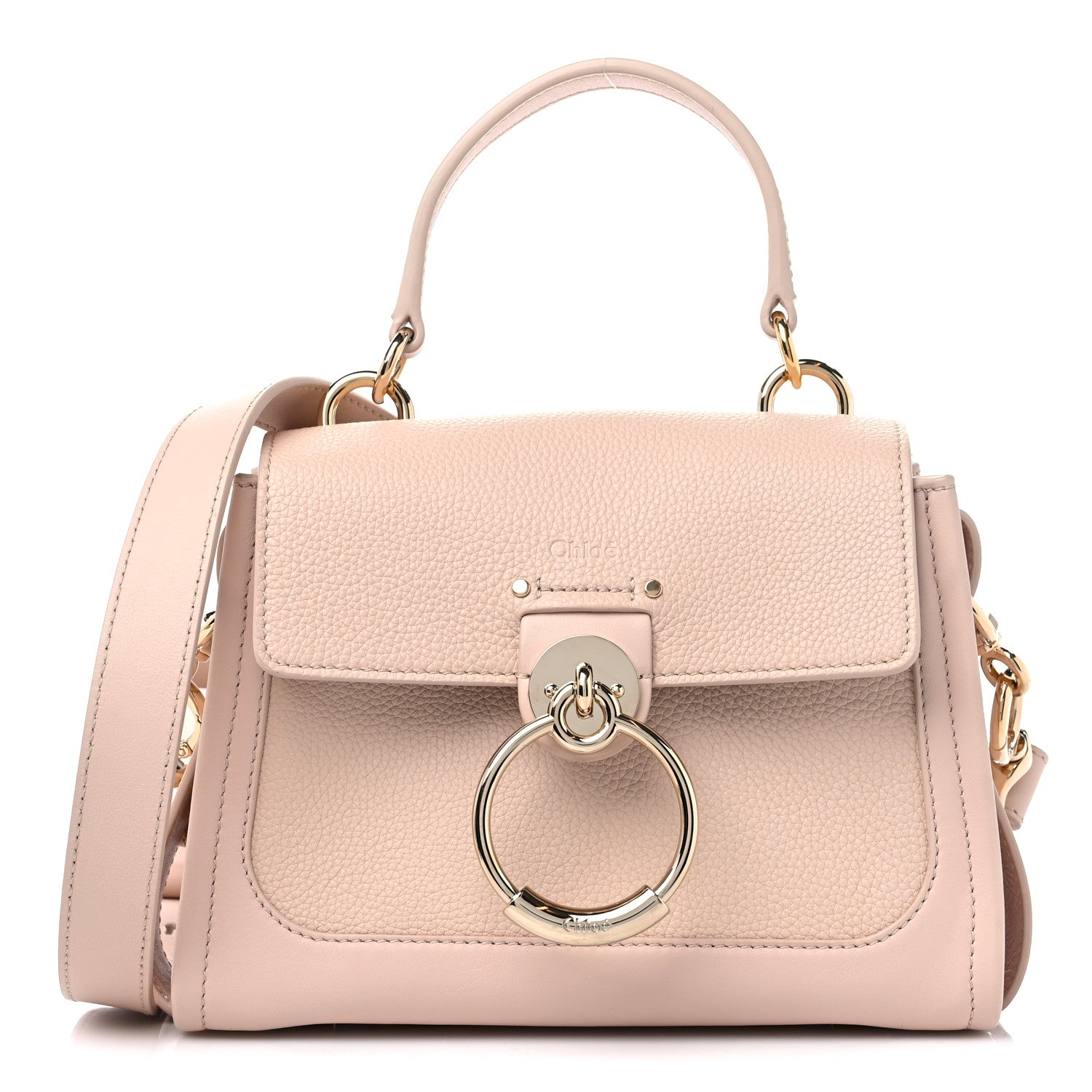 Chloe Calfskin Mini Tess Day Bag Cement Pink 1 of 8