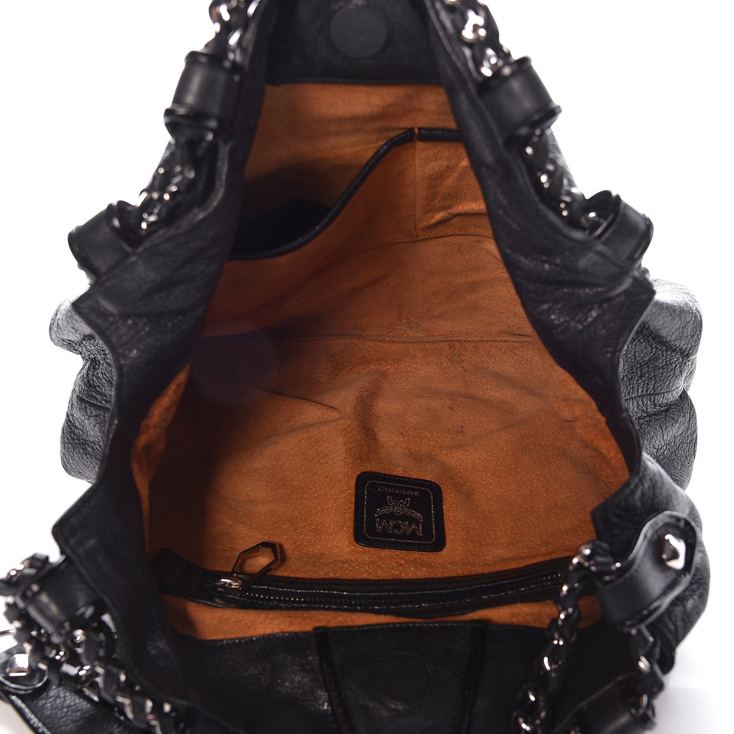 Calfskin Large Notte Hobo Black