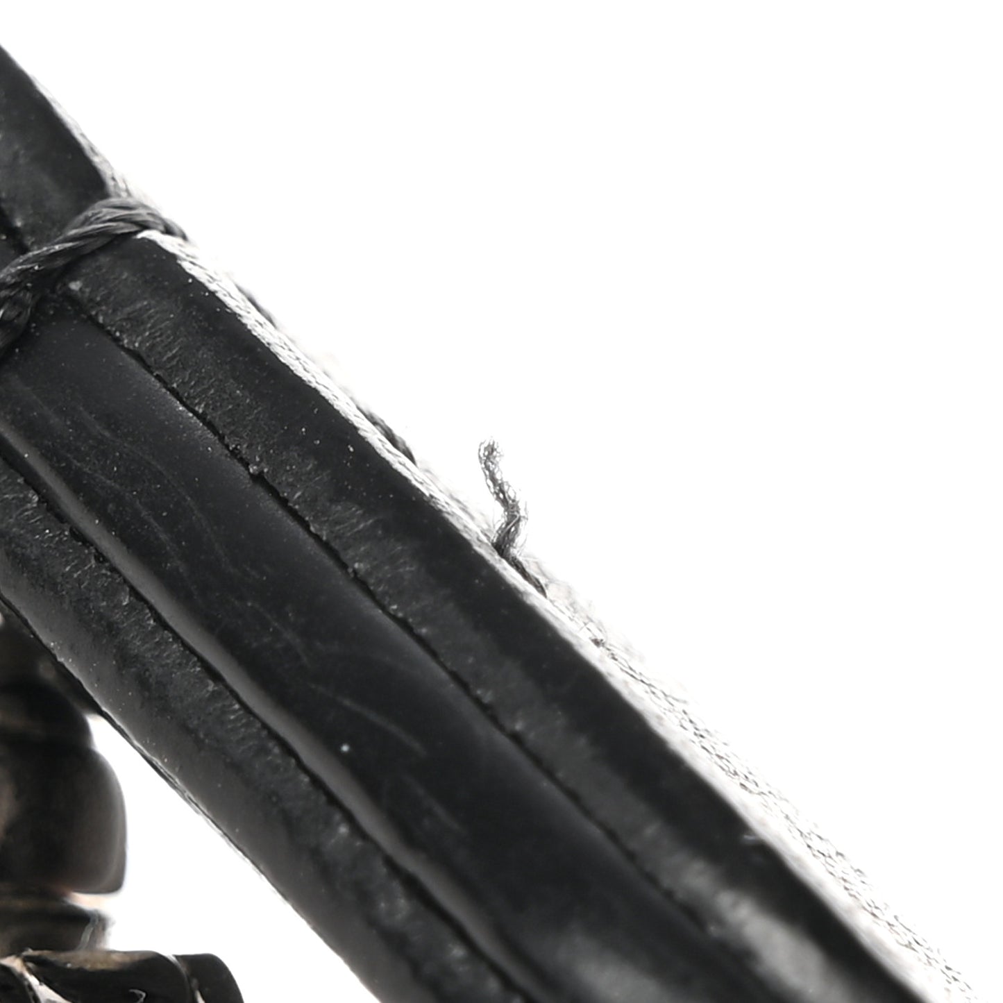 Calfskin Montaigne Shoulder Strap Black