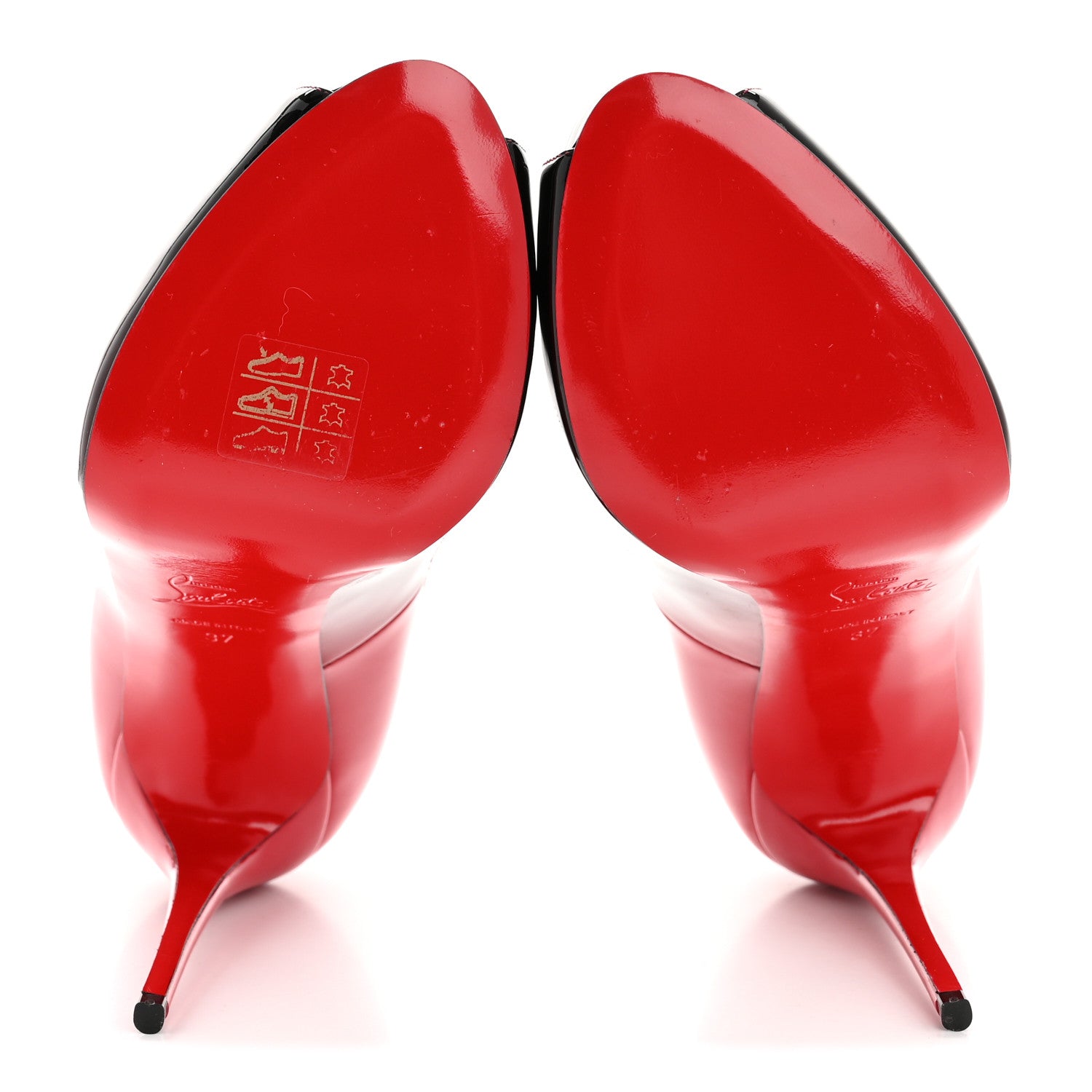 Christian Louboutin Patent Degrade New Very Prive 120 Pumps 37