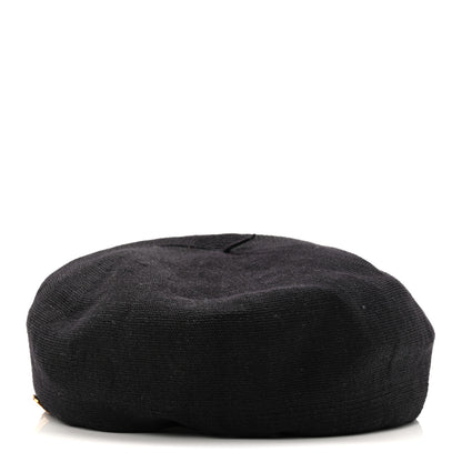 Christian Dior Technical Fabric Etoile Beret Black 5 of 8