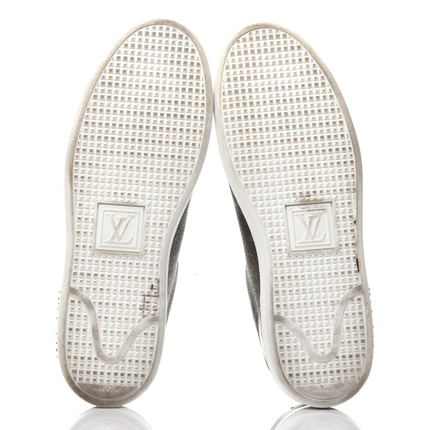 Louis Vuitton Patent Monogram Frontrow Sneakers 38 6 of 11