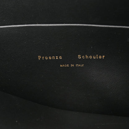 Proenza Schouler Calf Hair Leopard Print North South Tote Chocolate Brown Black Camel 7 of 9