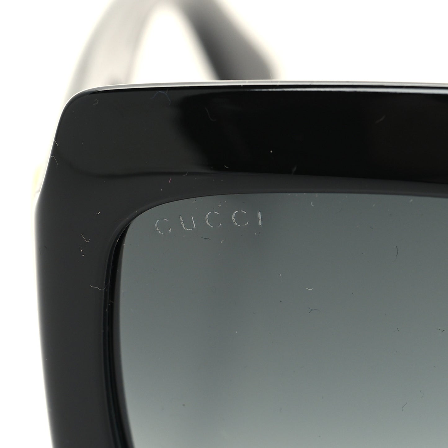 Acetate Square Frame Sunglasses GG0053S Black