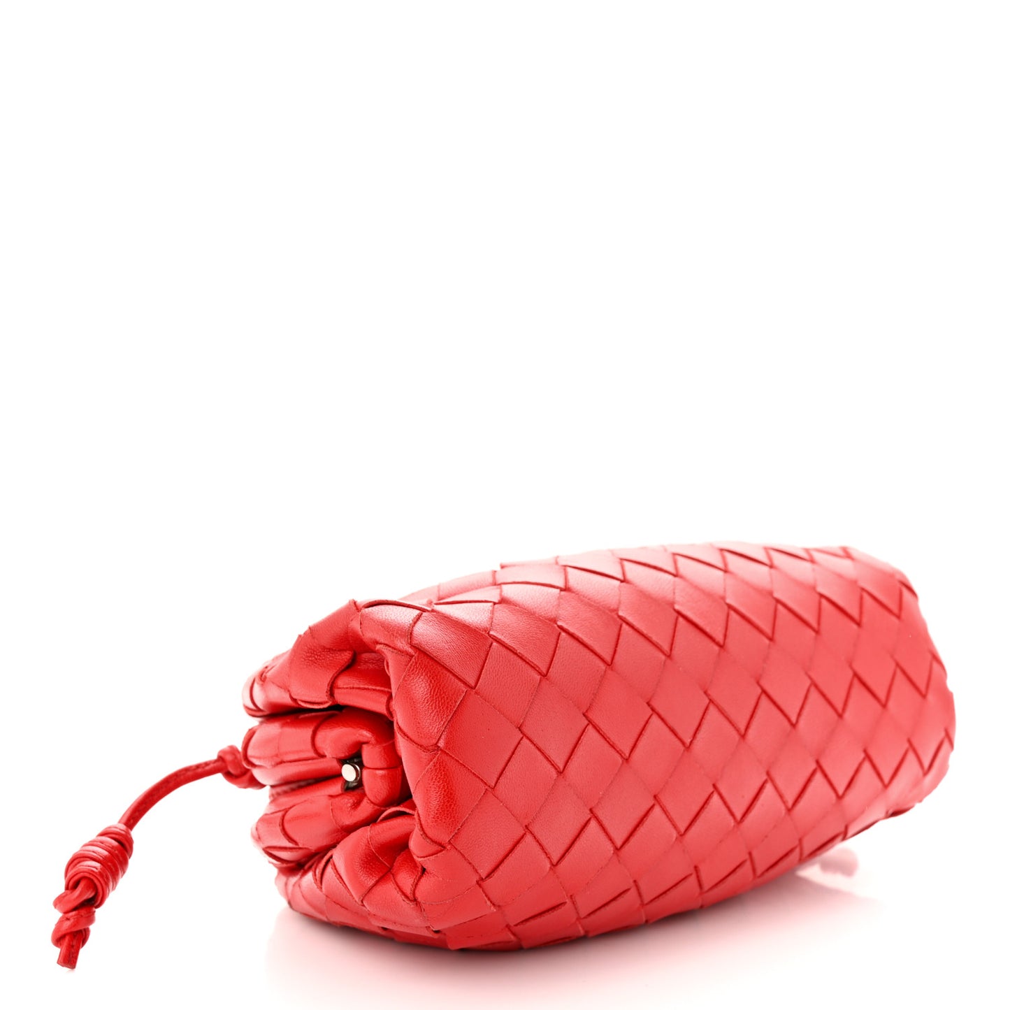 Nappa Intrecciato The Mini Pouch Bright Red