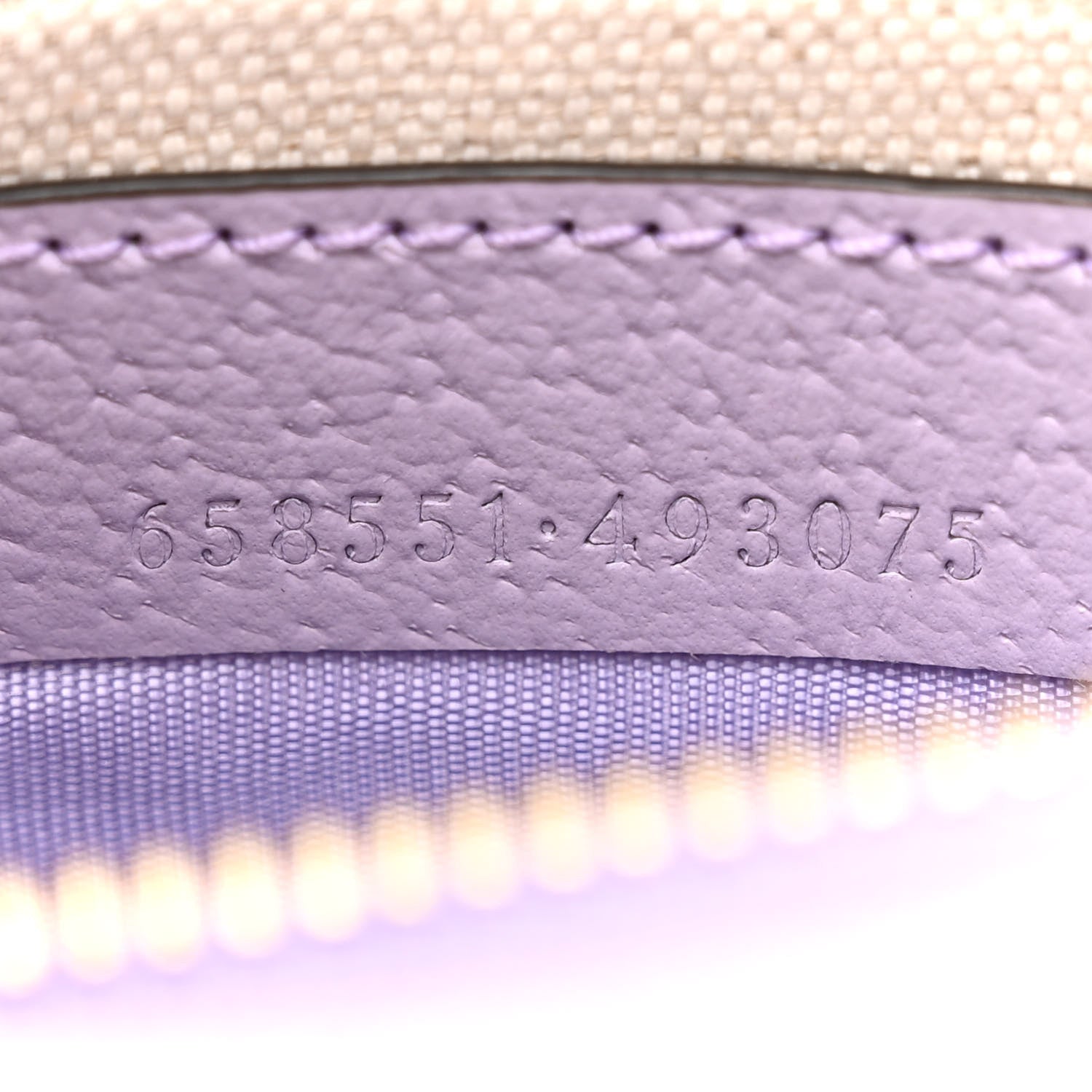 Gucci Monogram Jumbo GG Textured Dollar Calfskin Mini Ophidia Half Moon Hobo Beige Lapis 7 of 11