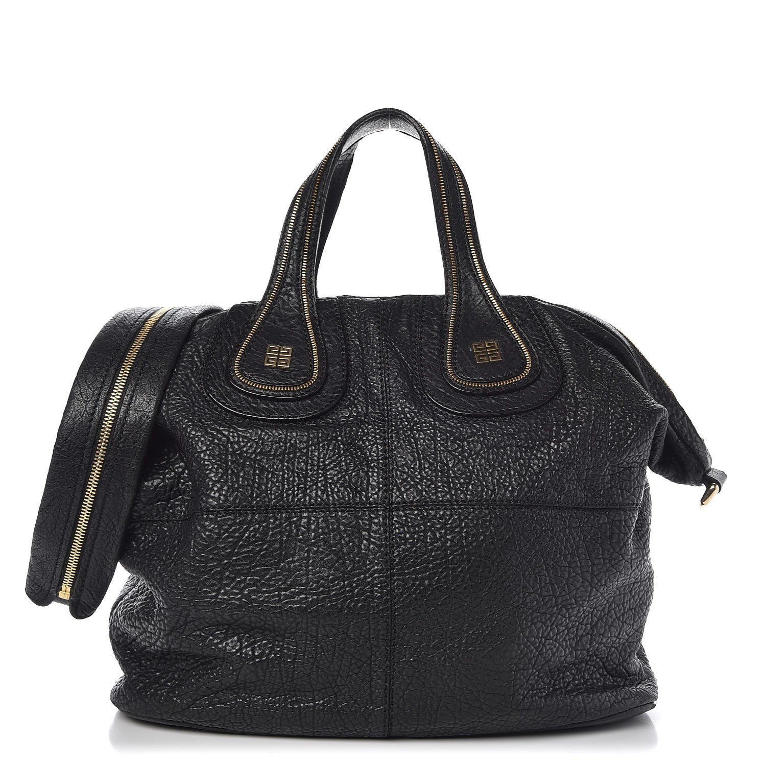 Givenchy Pebbled Lambskin Zip Animation Medium Nightingale Black 1 of 14