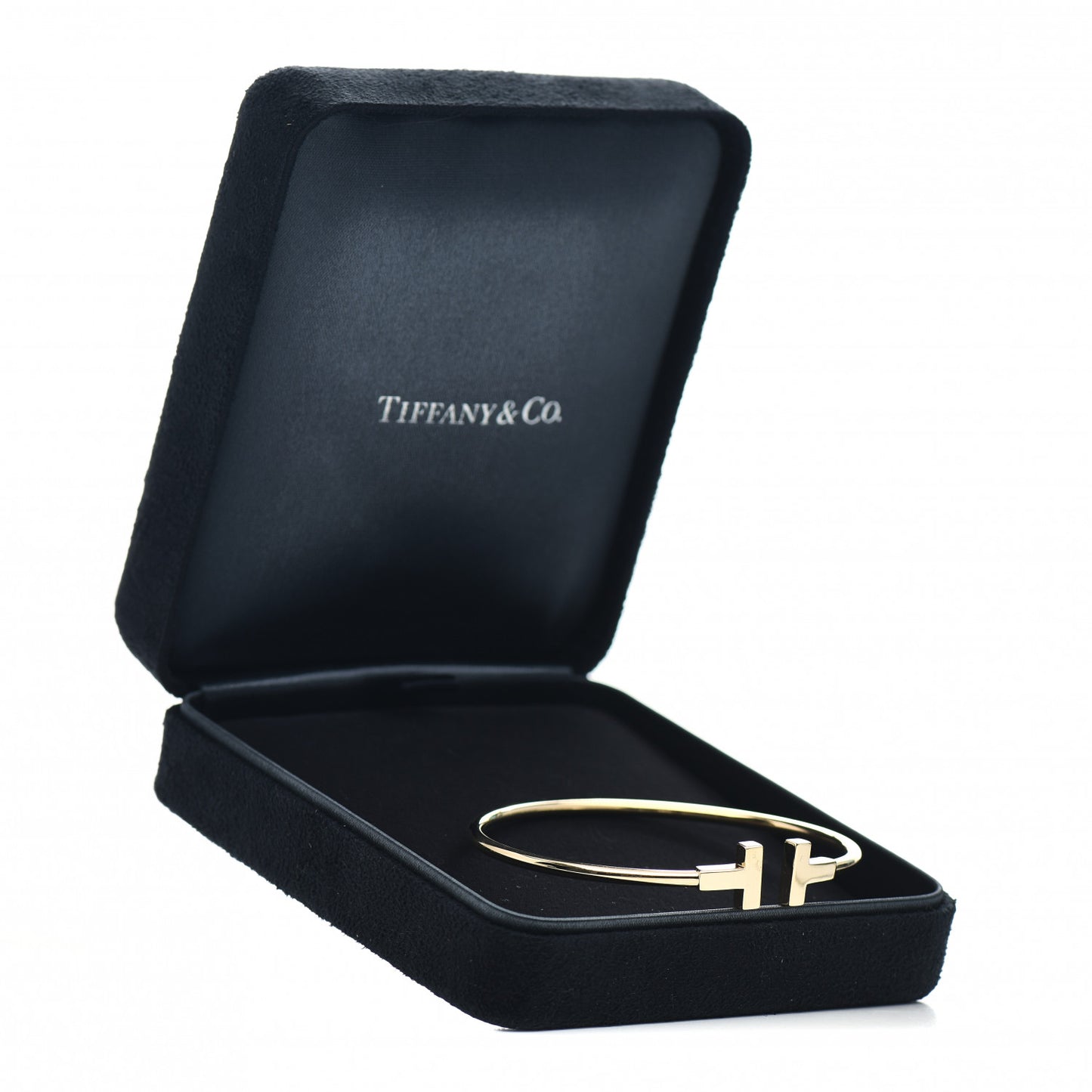 18K Yellow Gold T Wire Bracelet