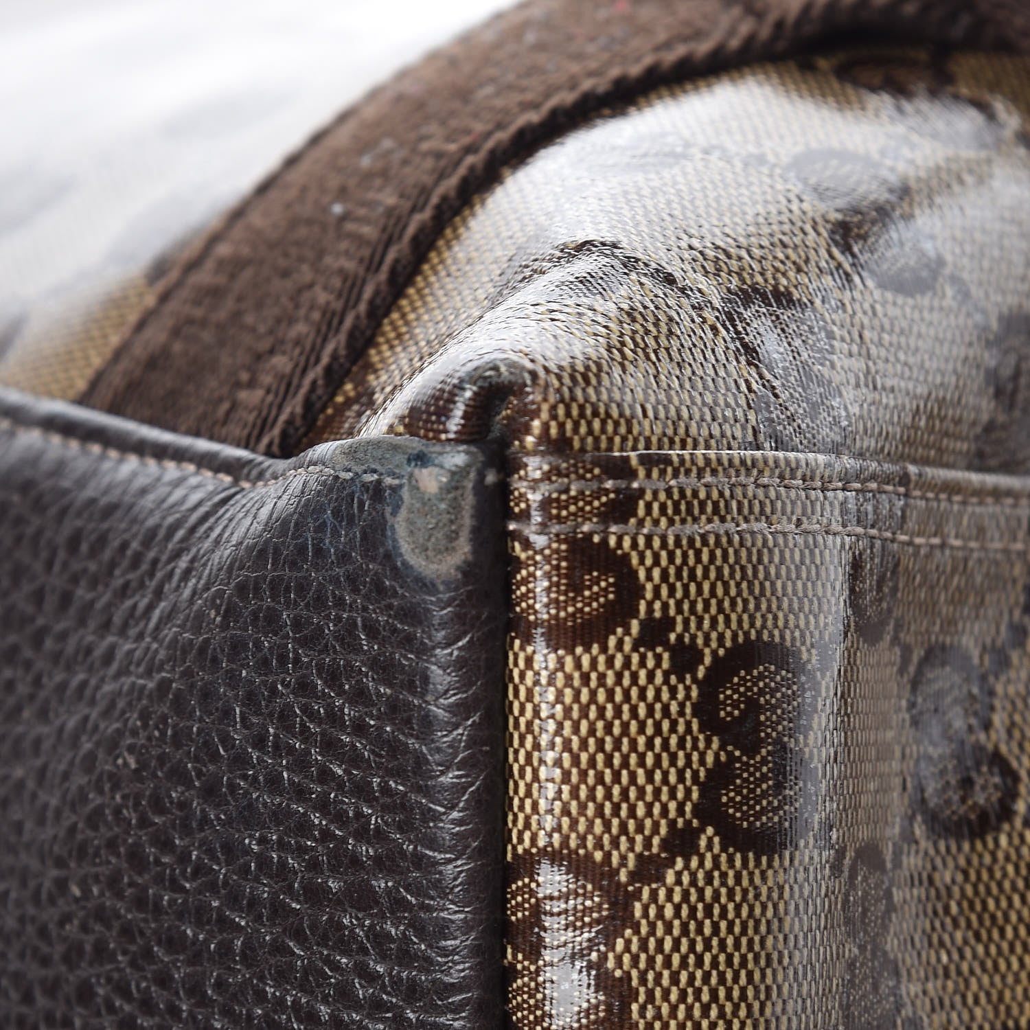 Gucci Crystal Monogram Backpack Dark Brown 15 of 15
