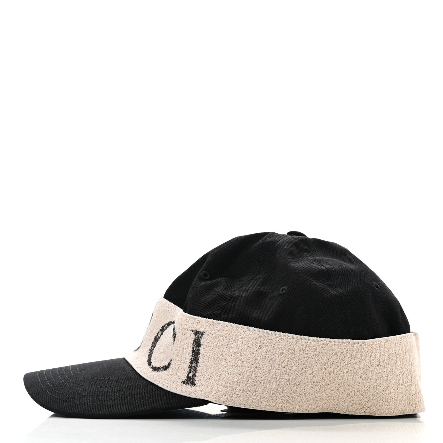 Gabardine Gucci Headband Baseball Hat M Black
