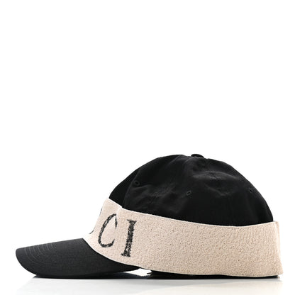 Gucci Gabardine Gucci Headband Baseball Hat M Black 4 of 9