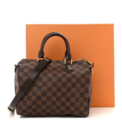 Louis Vuitton Damier Ebene Speedy Bandouliere 25 19 of 19