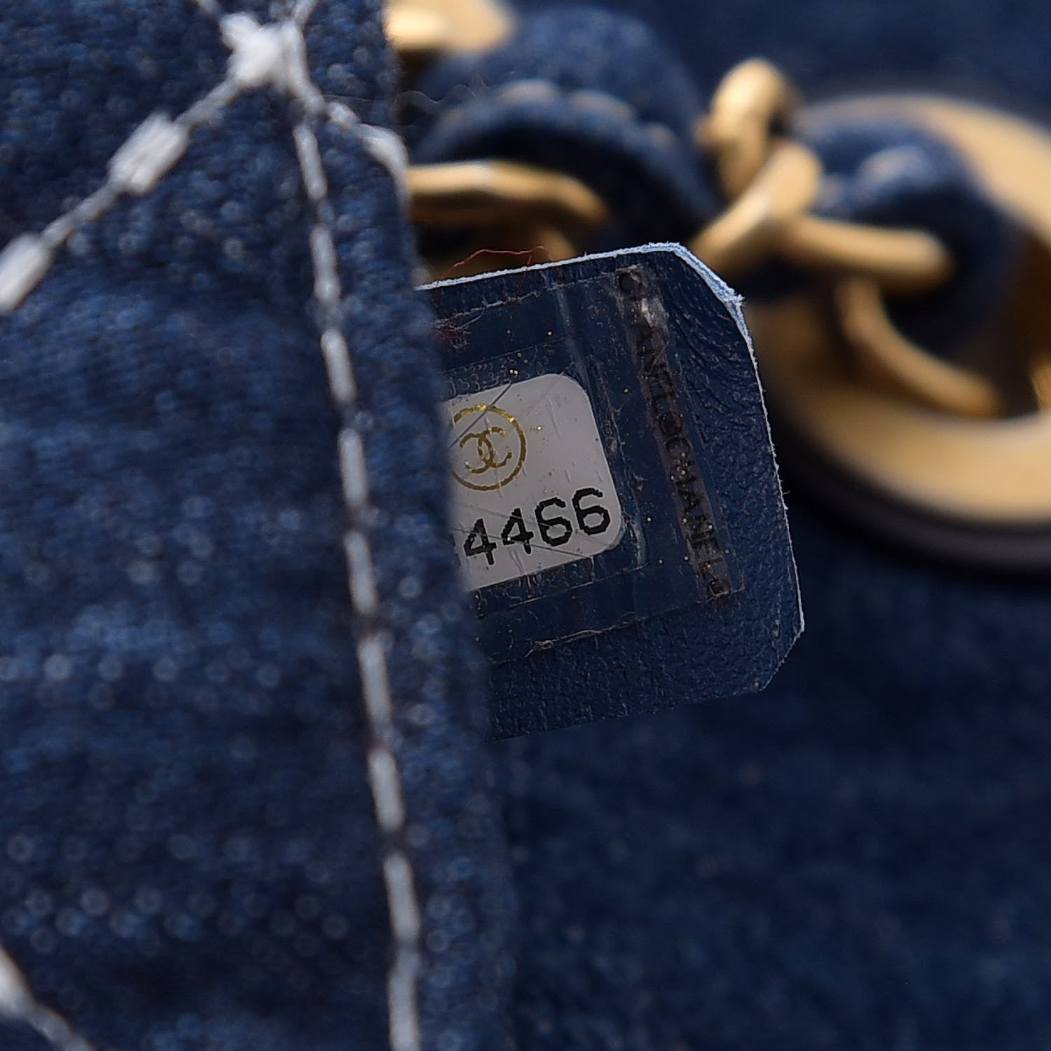 Chanel Denim Quilted Medium Denim Trip Single Flap Blue 11 of 12