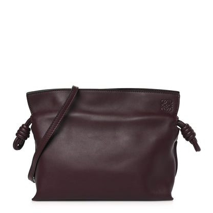 Loewe Calfskin Mini Flamenco Knot Clutch Prune 1 of 10