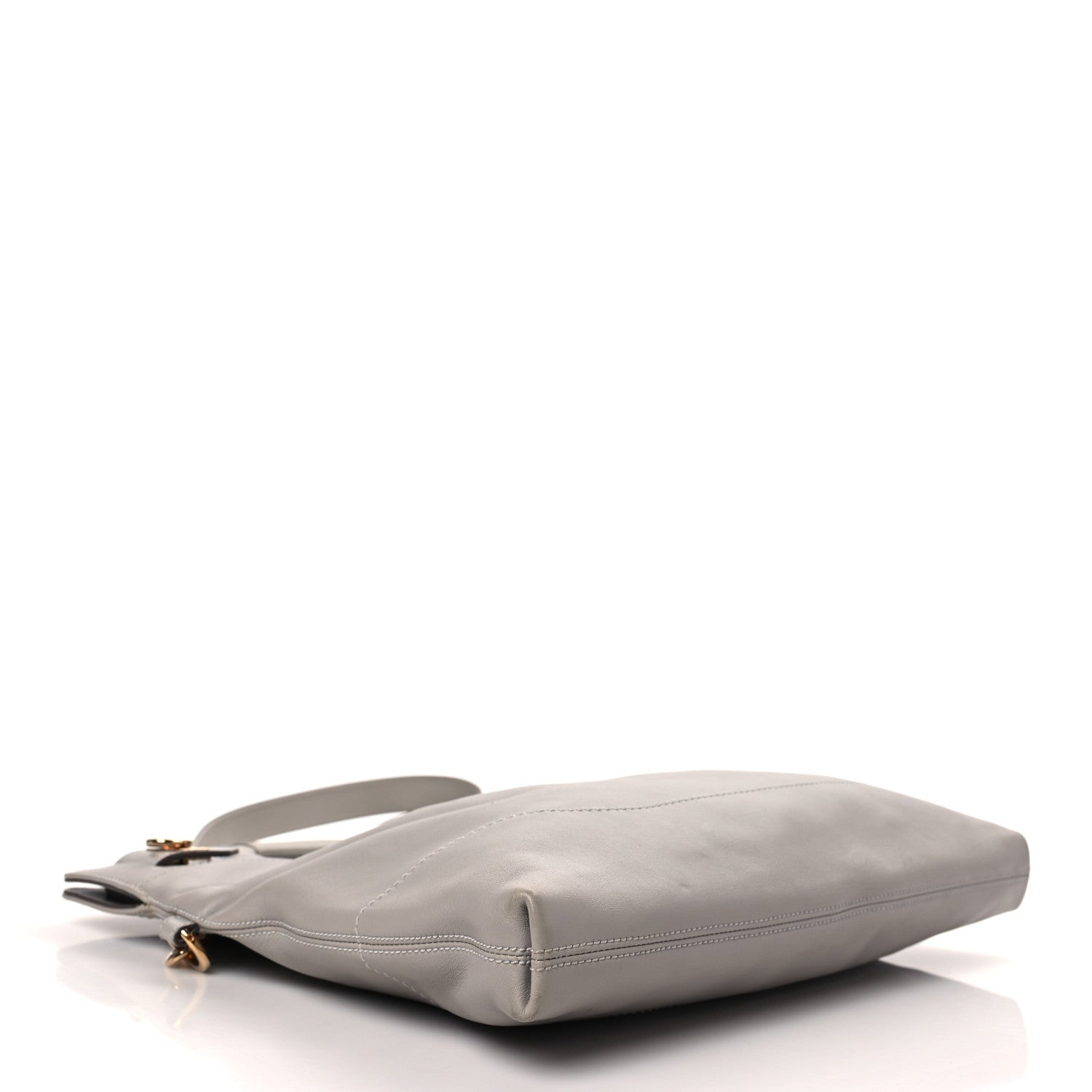 Salvatore Ferragamo Calfskin Wanda Tote Grey 3 of 7