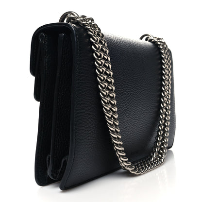 Gucci Pebbled Calfskin Small Dionysus Shoulder Bag Black 3 of 12