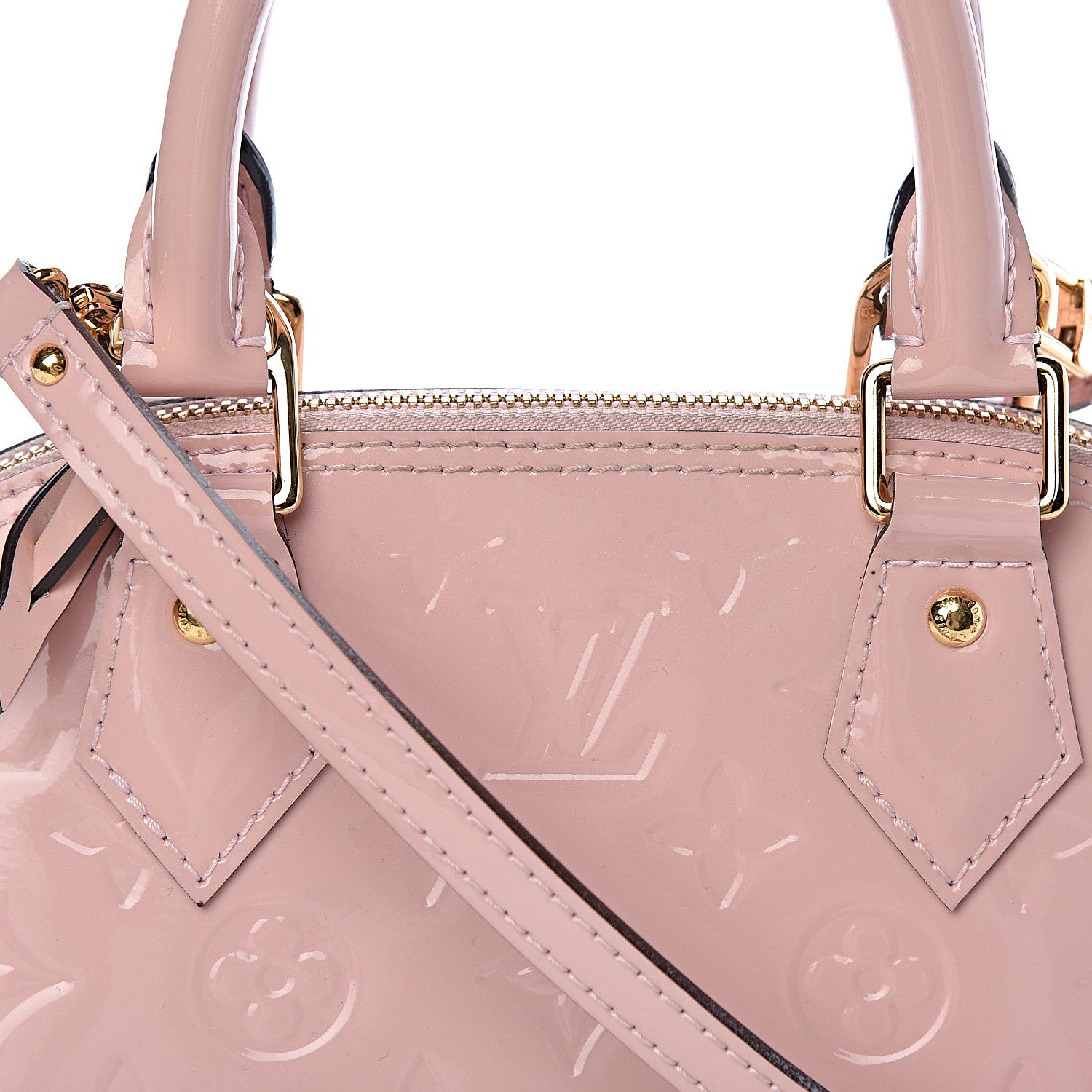 Louis Vuitton Vernis Alma BB Rose Ballerine 11 of 11