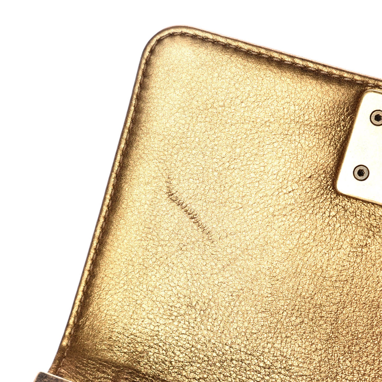 Galuchat Stingray Mini Boy Flap Gold