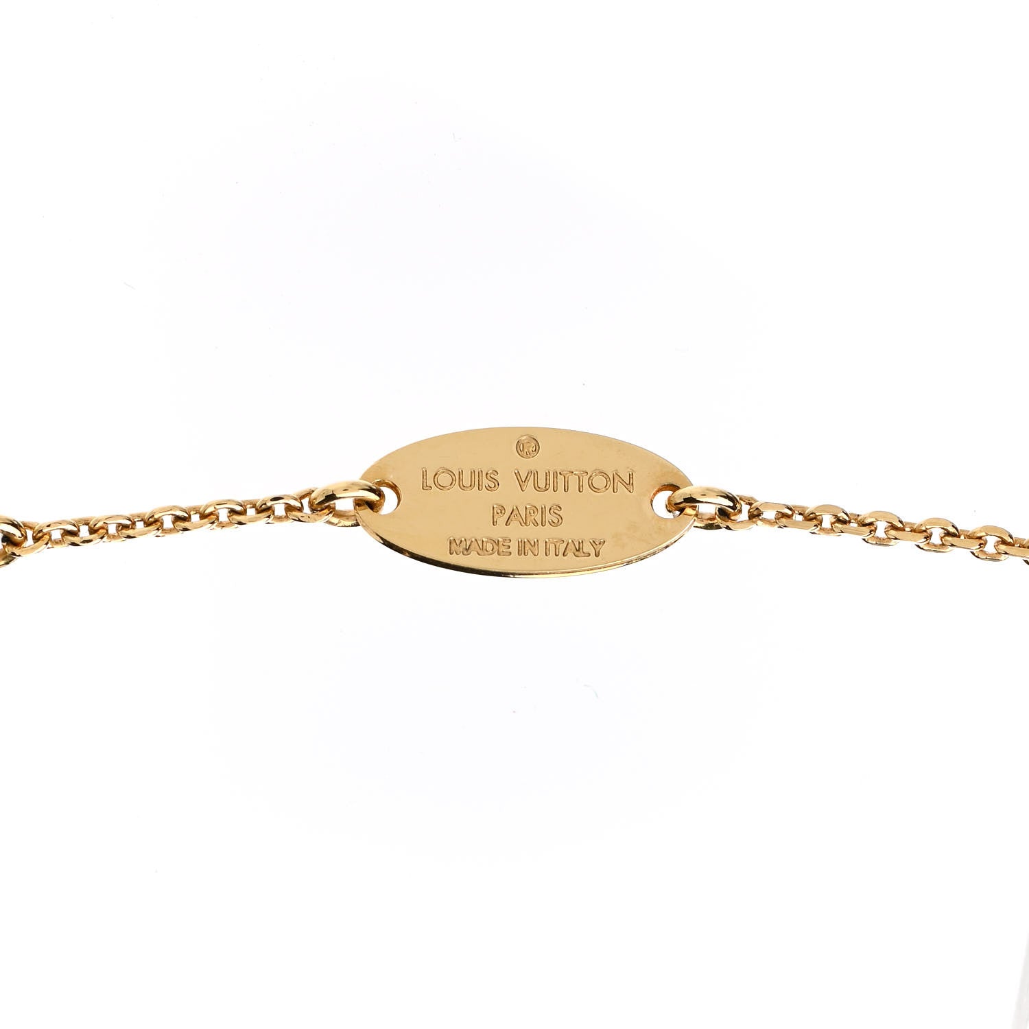 Louis Vuitton LV And Me Letter H Necklace Gold 6 of 8