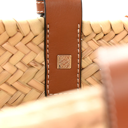 Loewe Raffia Basket Tote Bag Natural Tan 6 of 9