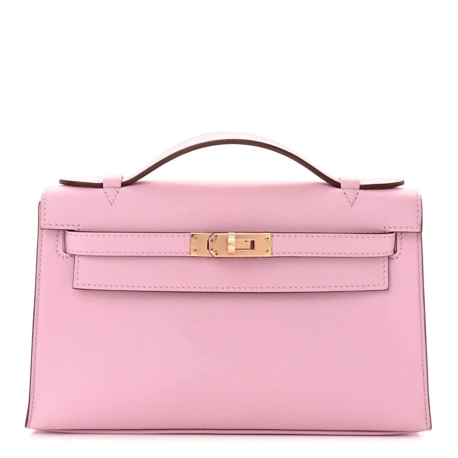 Hermes Swift Kelly Pochette Clutch Mauve Sylvestre 1 of 11