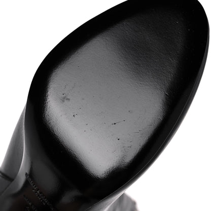Saint Laurent Calfskin Light Studded Grace 105 Boots 36 Black 9 of 9