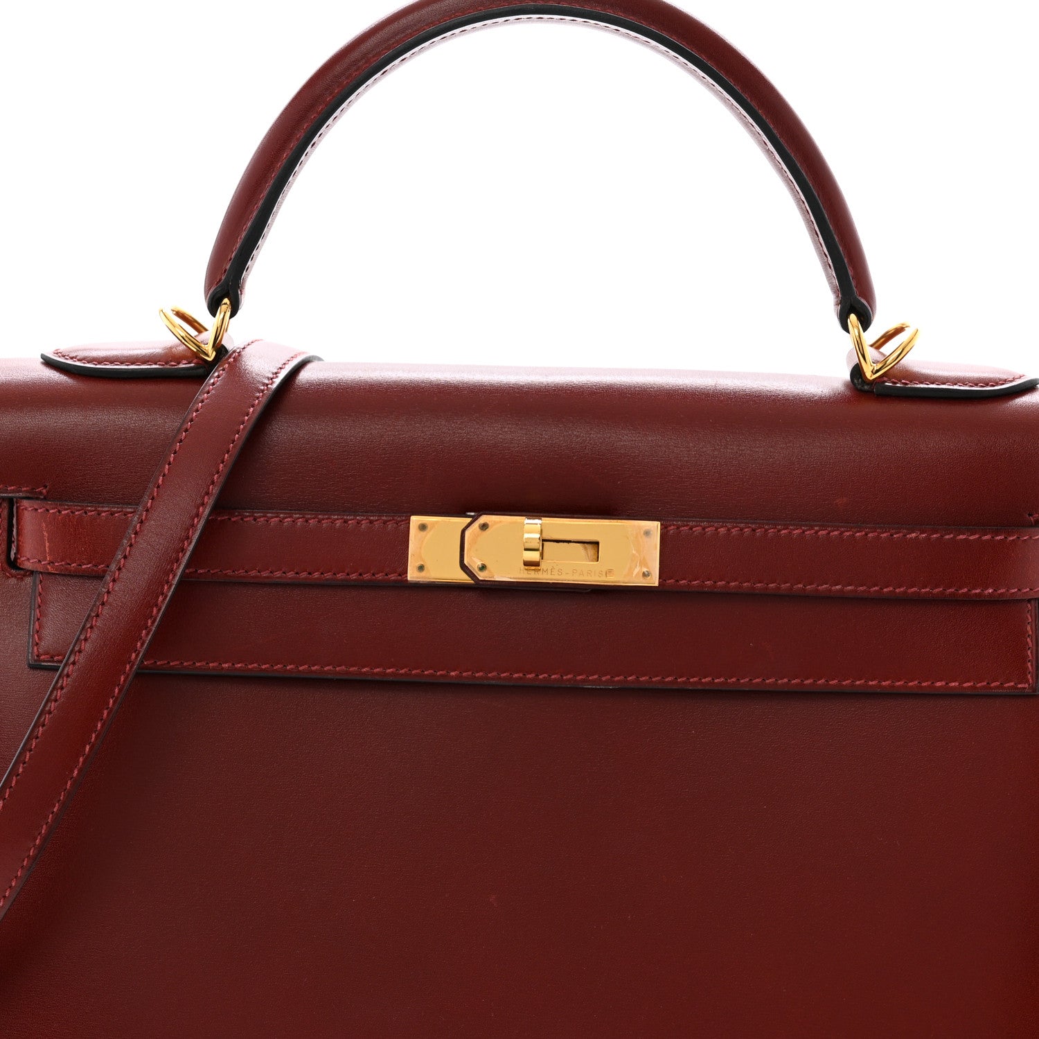 Hermes Box Kelly Sellier 32 Rouge H 8 of 14