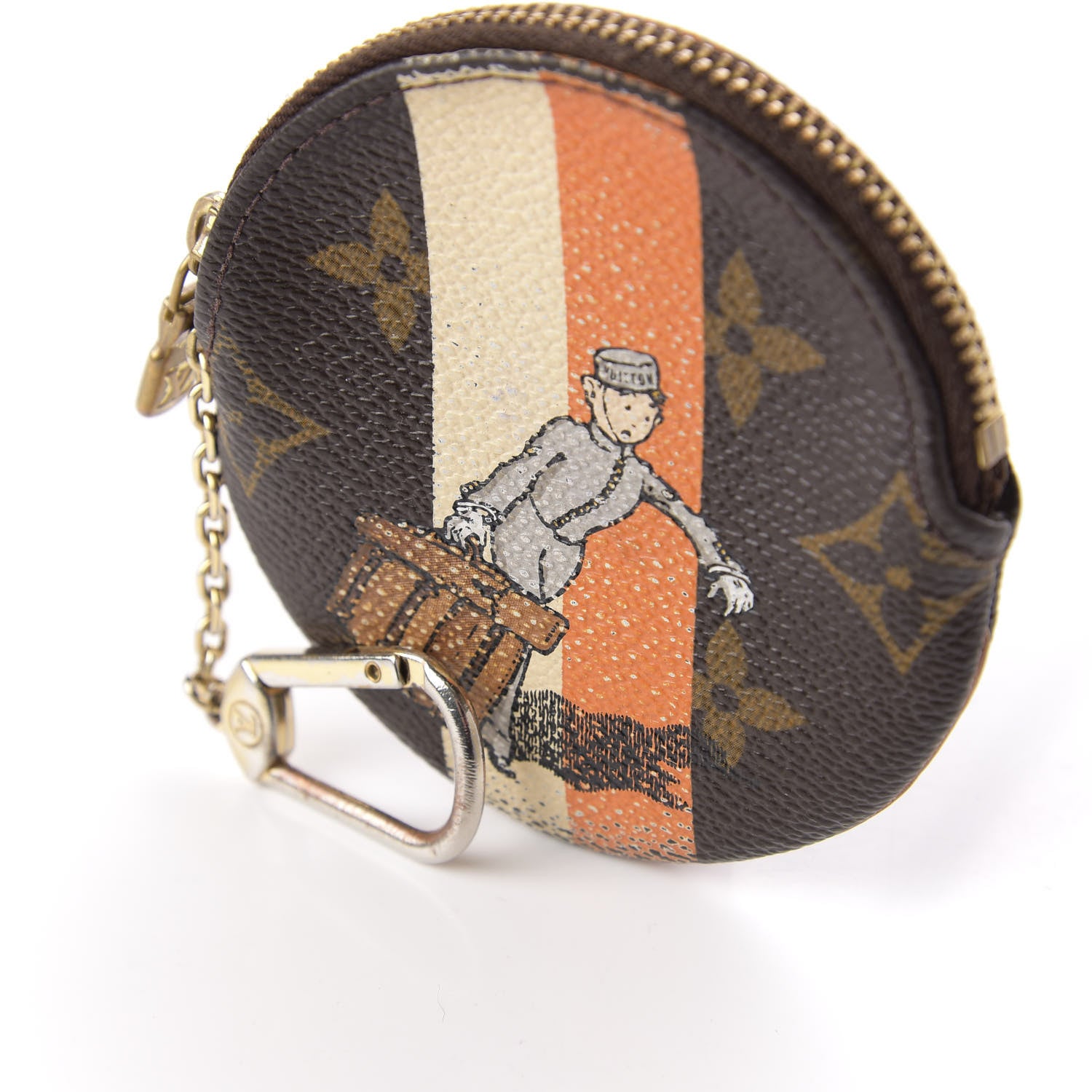 Louis Vuitton Monogram Groom Round Coin Purse 8 of 8