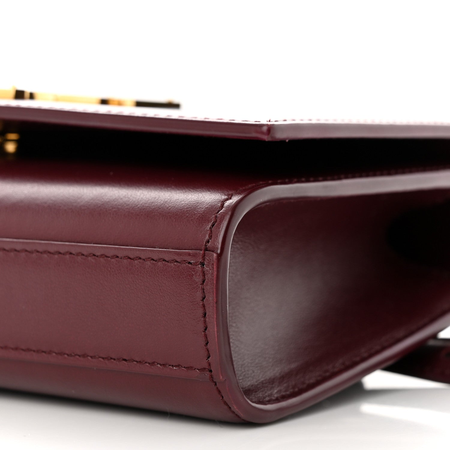 Saint Laurent Smooth Calfskin Monogram Kate Belt Bag Rouge Legion 10 of 11