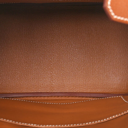 Hermes Natural Barenia Faubourg Birkin 25 Fauve 5 of 12