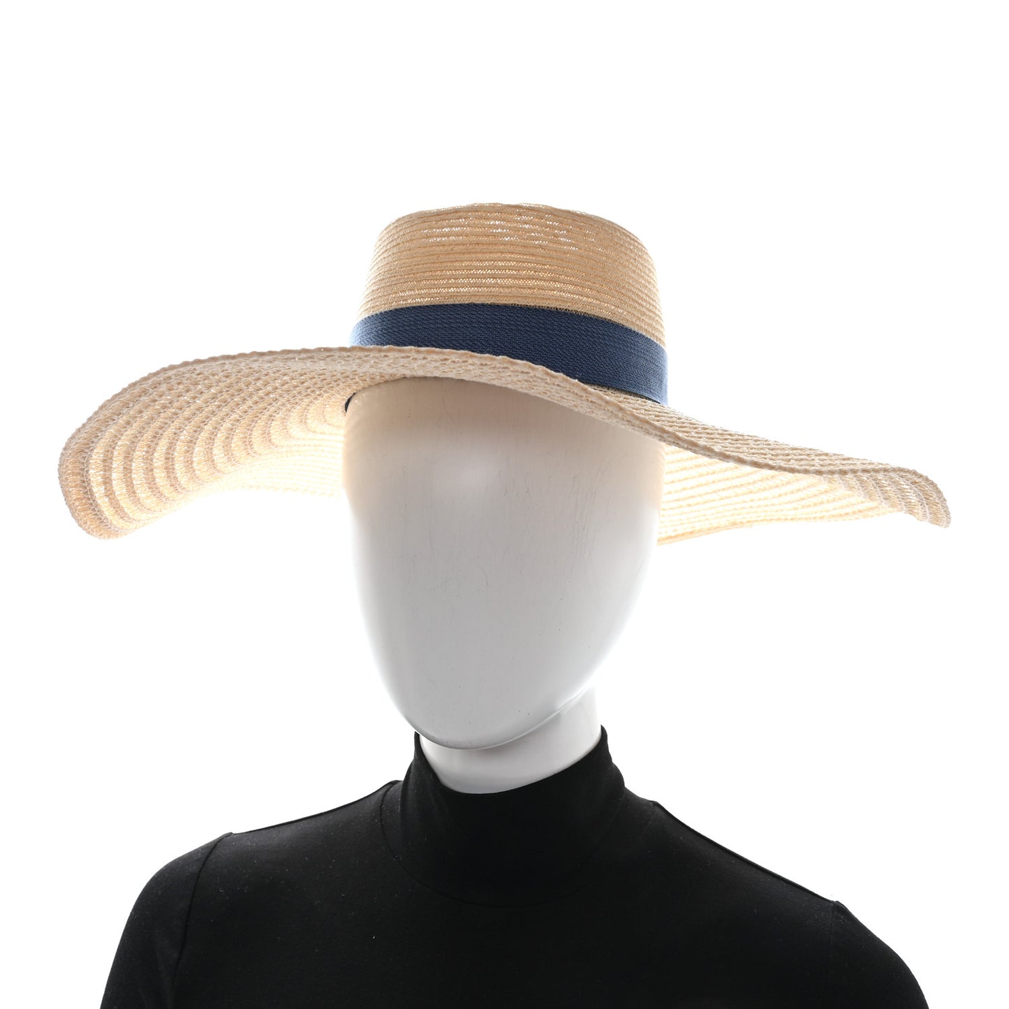 Straw Chapeau Kalliope Pierce Hat 57 Naturel Light Indigo