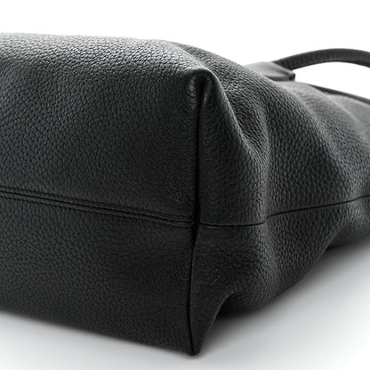 Burberry London Grainy Calfskin Medium Baynard Tote Black 10 of 12