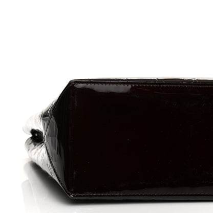 Louis Vuitton Vernis Wilshire MM Amarante 8 of 13