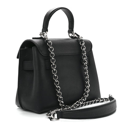 Louis Vuitton Calfskin Lockme Ever Mini Black 3 of 11
