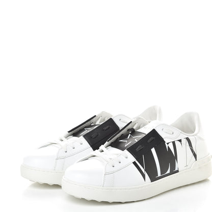 Valentino Garavani Calfskin Star VLTN Mens Rockstud Open Sneakers 42.5 White 3 of 8