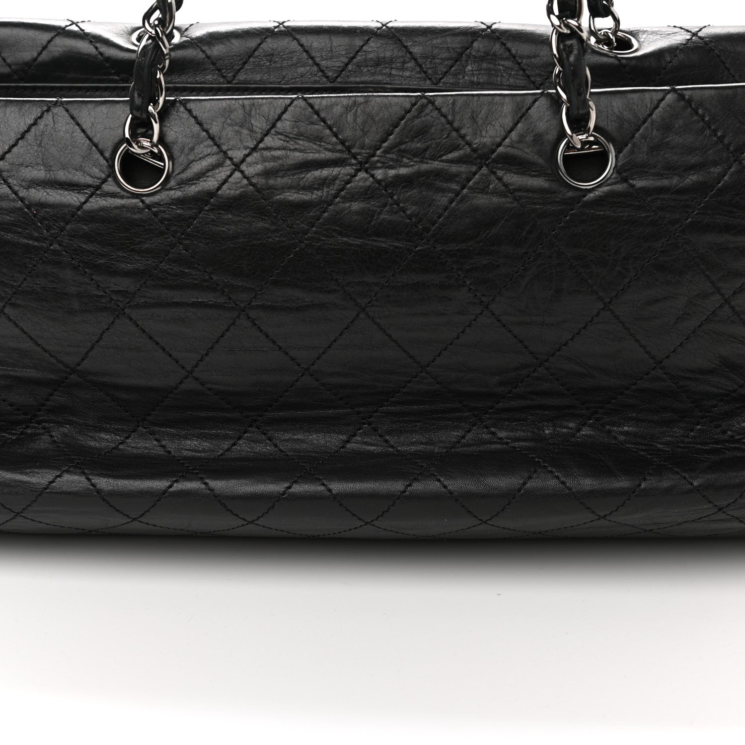 Chanel Lambskin Quilted Ritz Flap Bag Black 12 of 12
