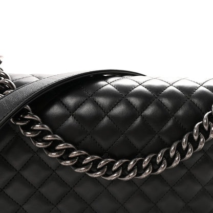 Chanel Lambskin Quilted New Medium Boy Flap Black 8 of 10