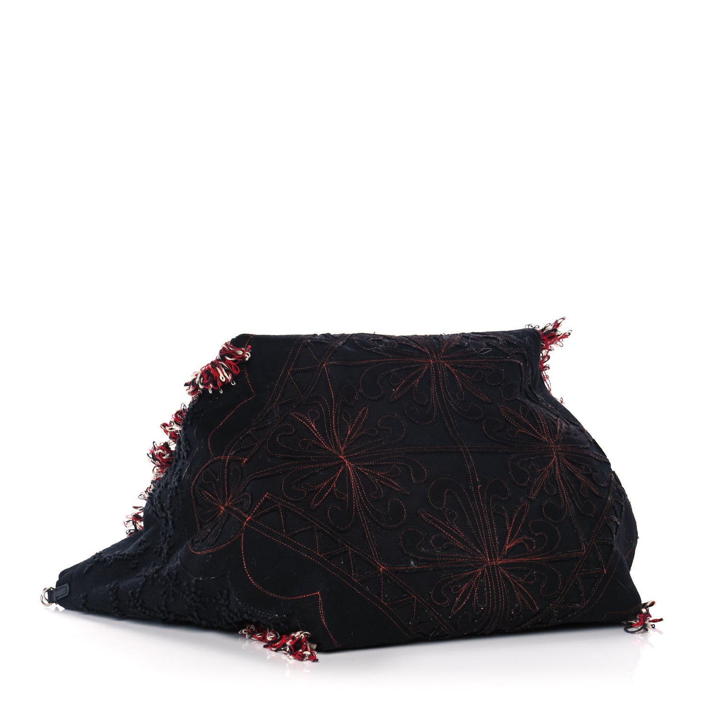Cotton Embroidered Portugaba Black
