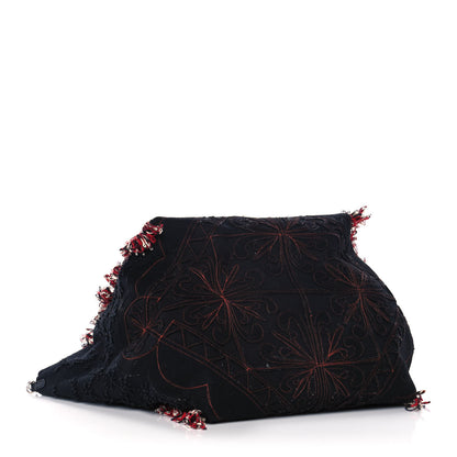 Christian Louboutin Cotton Embroidered Portugaba Black 4 of 15