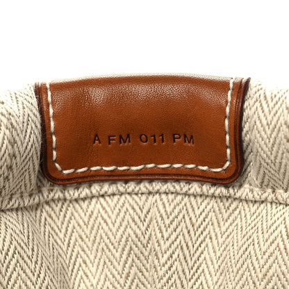 Hermes Canvas Barenia Fourbi 20 PM Pouch Naturel Fauve 7 of 10
