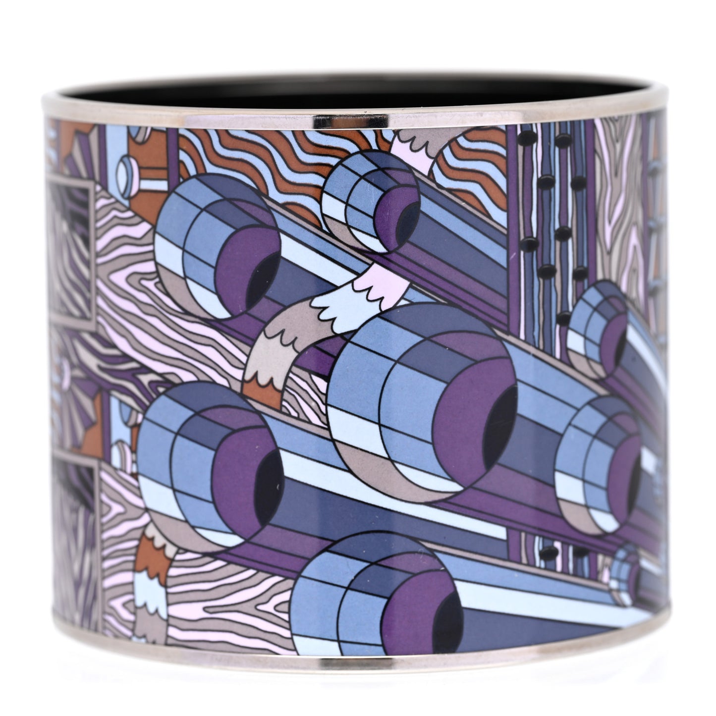 Enamel Printed Mega Wide Point d'Orgue Bracelet 70