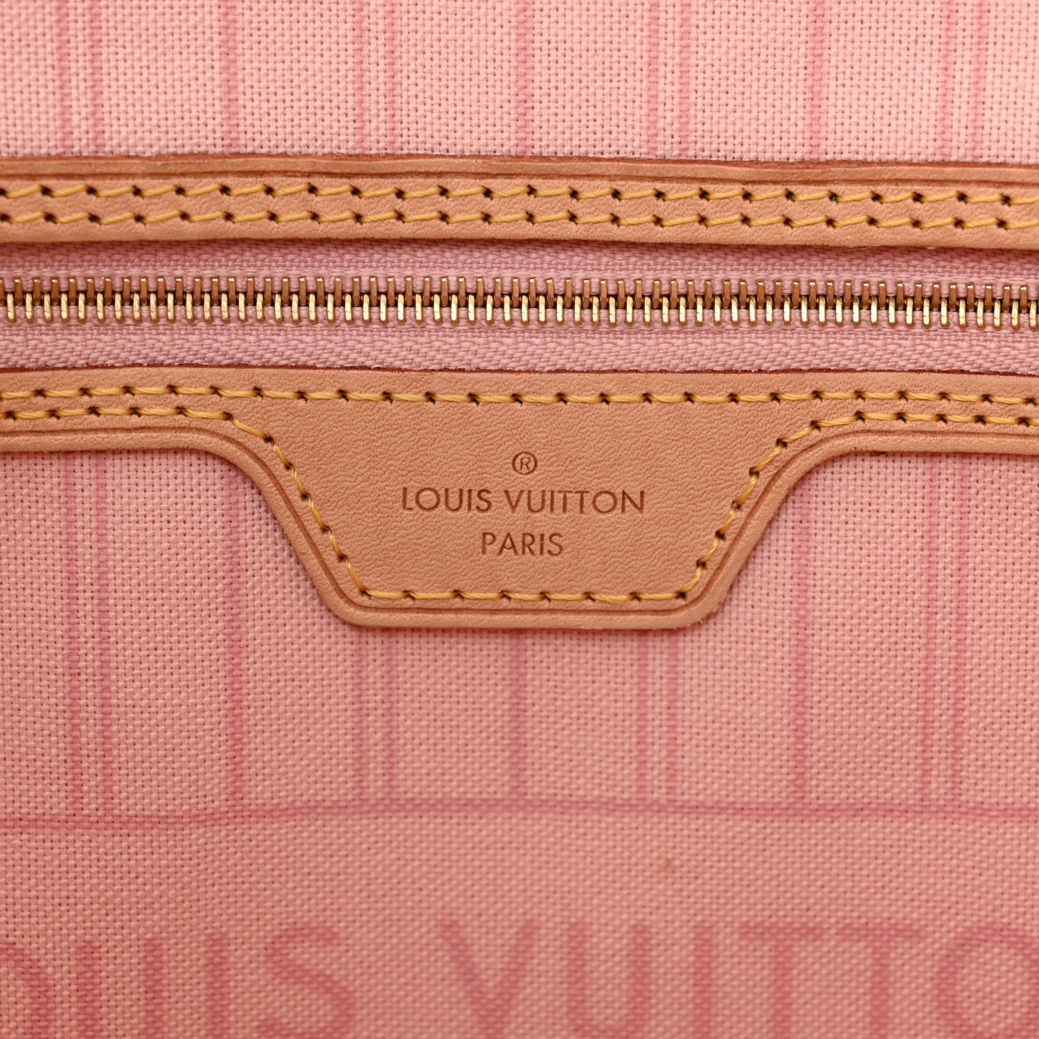 Louis Vuitton Damier Azur Neo Neverfull MM Rose Ballerine 7 of 10