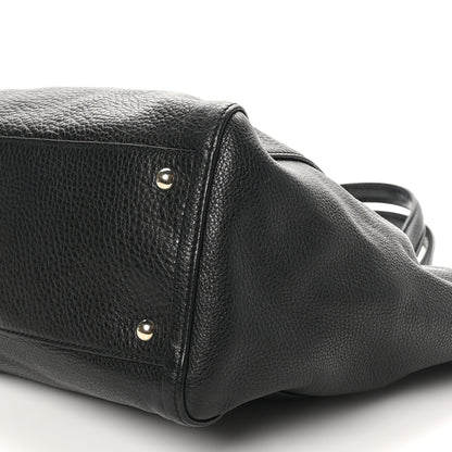 Gucci Pebbled Calfskin Medium Soho Shoulder Bag Black 10 of 10