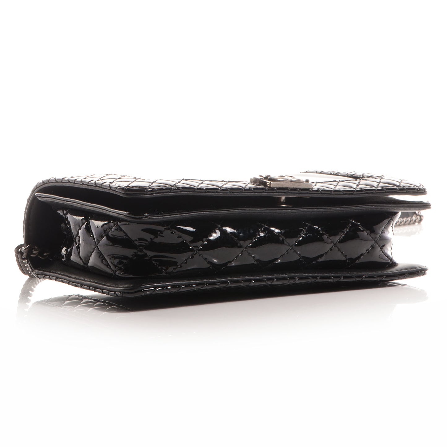 Patent Small Boy Reverso Flap Black