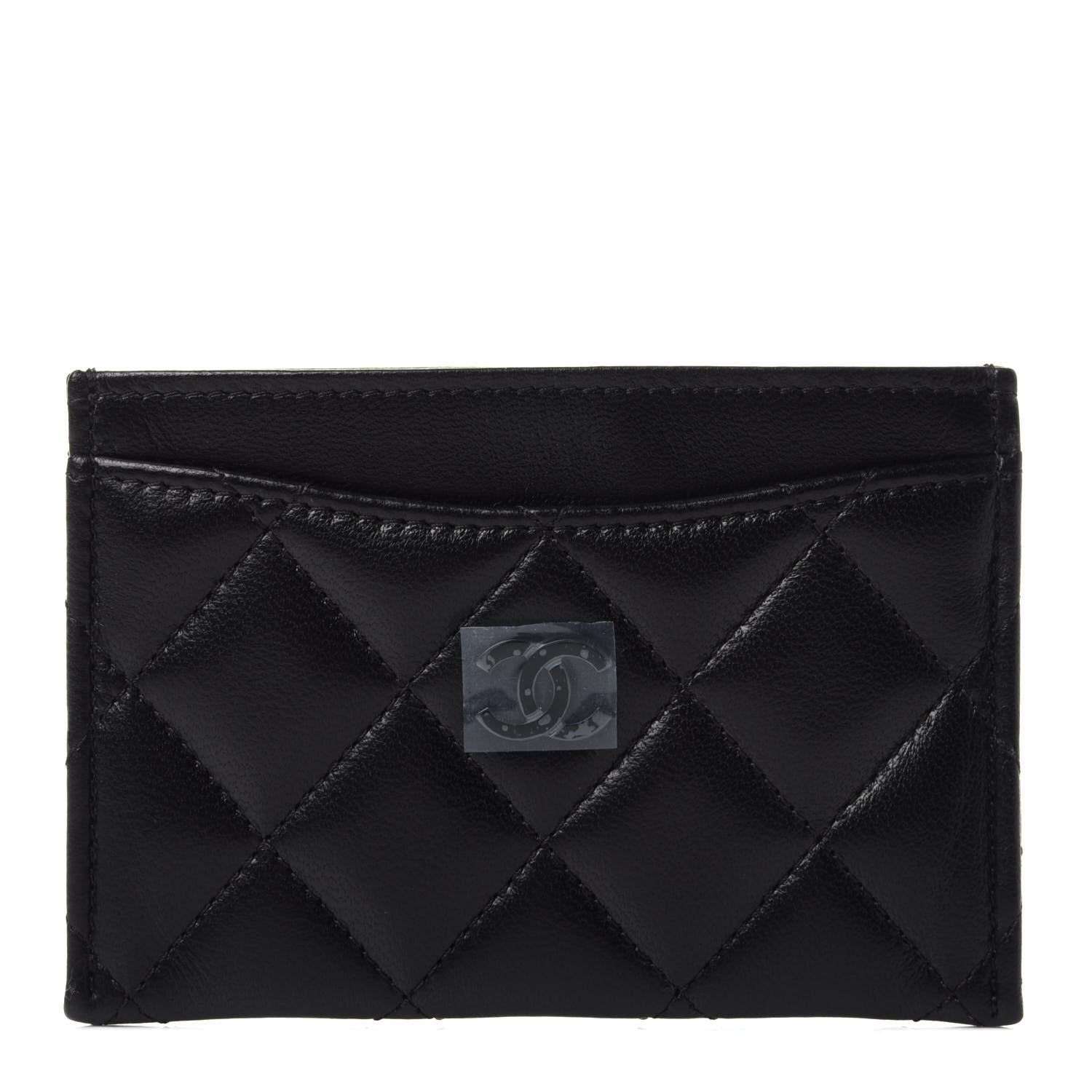 Chanel Lambskin Quilted Card Holder So Black 1 of 11