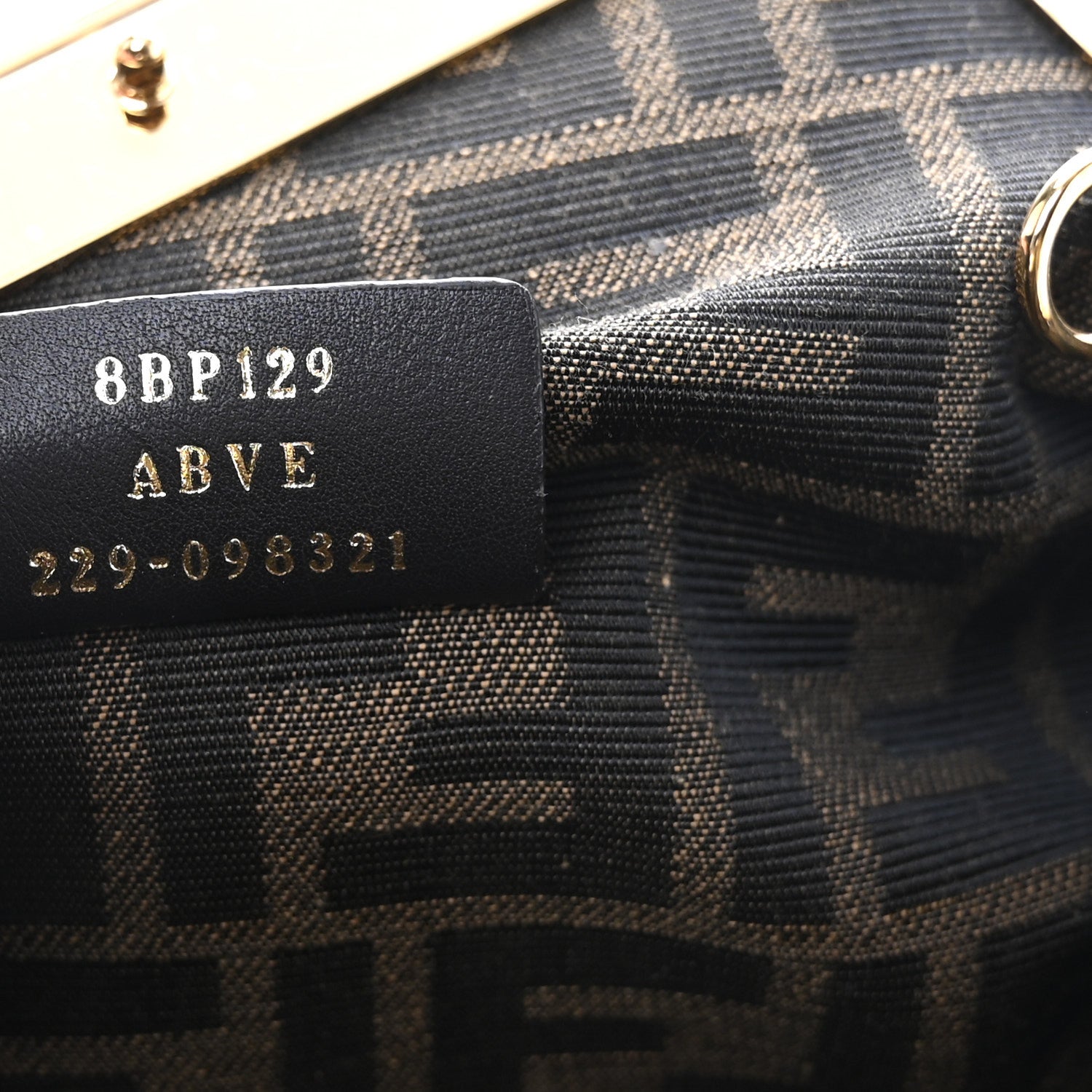 Fendi Shiny Nappa Small Fendi First Dove Gray 7 of 10
