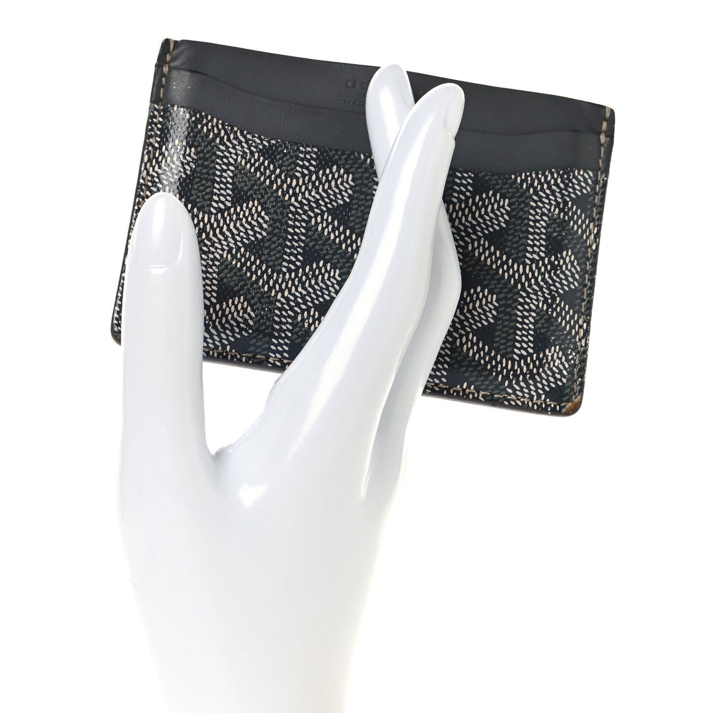 Goyardine Saint Sulpice Card Holder Grey