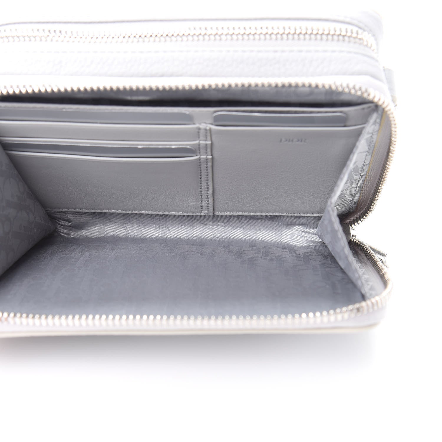 Christian Dior X AIR JORDAN Grained Calfskin Crossbody Grey 5 of 12