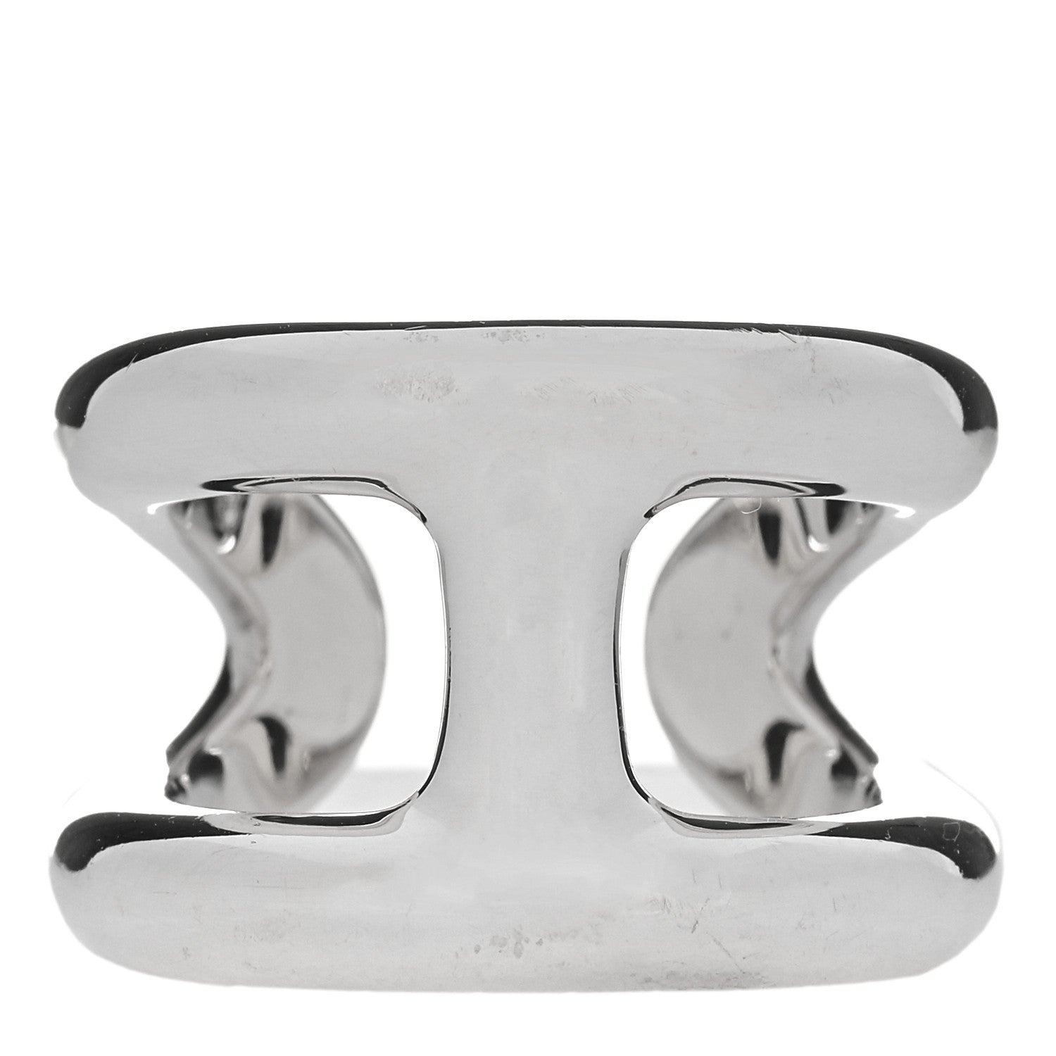 Hermes Sterling Silver PM Osmose Ring 53 6.5 1 of 5