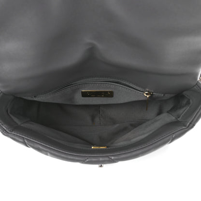 Chanel Lambskin Quilted Medium Chanel 19 Flap Dark Grey 4 of 10